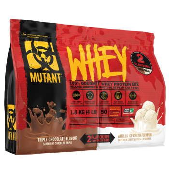 Mutant Whey Dual Chamber 1.8kg Triple Chocolate & Vanilla Ice Cream
