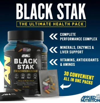 Applied Nutrition Black Stak- Ultimate Health Pack 30 Sachets